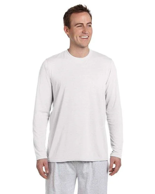 Gildan Adult Performance  Adult 5 oz. Long-Sleeve T-Shirt G424 -- Basic T-Shirt Crew Neck Short Sleeve