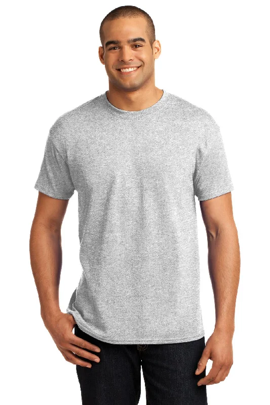 Hanes - EcoSmart 50/50 Cotton/Poly T-Shirt. 5170 (Pack of 6)-- Collared Crew Neck Turtle Neck Hanes - EcoSmart 50/50 Cotton/Poly T-Shirt. 5170 (Pack of 6)-- Collared Crew Neck Turtle Neck