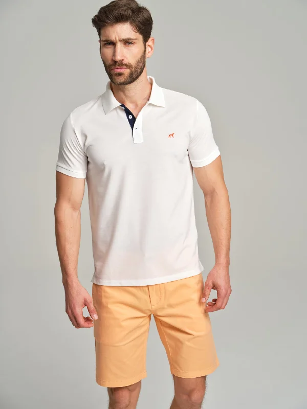 89 Edition Capsule Collection K-Easy contrasts piquet polo shirt-- Lace Blend Ribbed Blend Corduroy Blend
