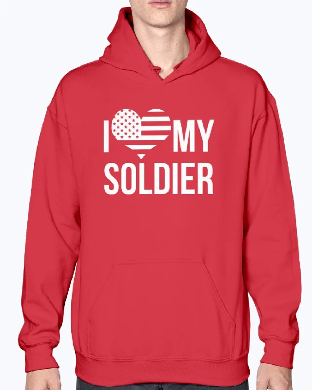 Army Parent Love My Soldier T-shirts-- Collared Crew Neck Turtle Neck