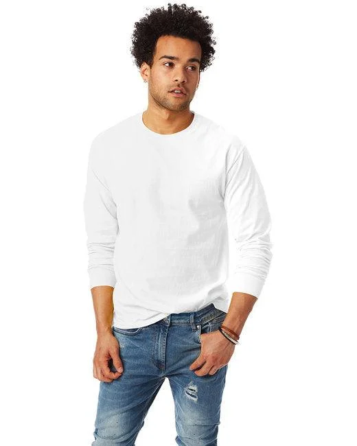 Hanes Unisex 6.1 oz. Tagless Long-Sleeve T-Shirt 5586 (Pack of 6)-- Real Fur Shearling Chenille Hanes Unisex 6.1 oz. Tagless Long-Sleeve T-Shirt 5586 (Pack of 6)-- Real Fur Shearling Chenille
