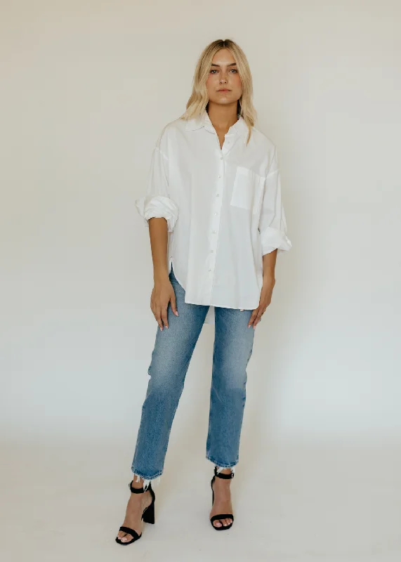 Xírena Sydney Shirt in White-- Layered Multi-layer Single Layer