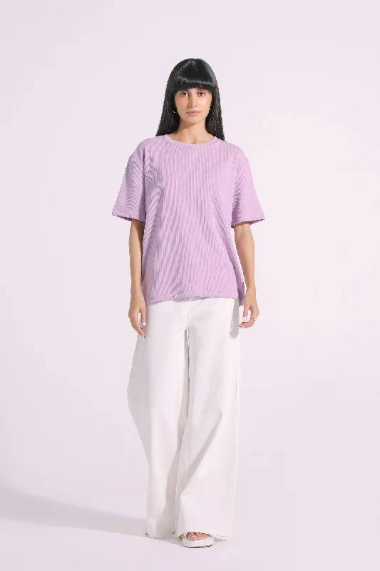SOLID T-SHIRT (E0902/108/510)-- Mesh Blend Leather Blend Suede Blend