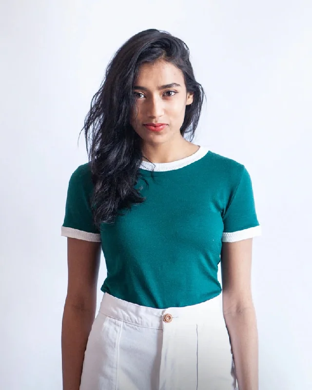True Bias - Rio Ringer T-Shirt & Dress-- Polka Dot Checkered Tartan