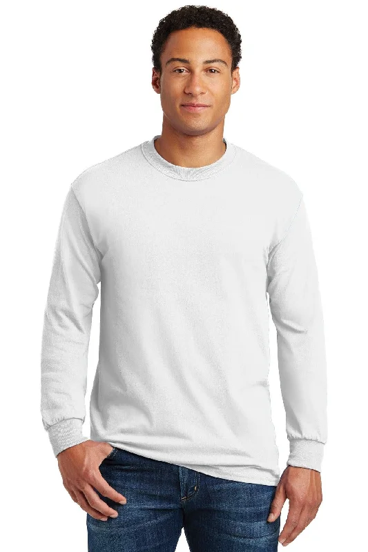 Gildan - Heavy Cotton 100% Cotton Long Sleeve T-Shirt. 5400-- Chenille Fabric Brocade Fabric Lace Fabric Gildan - Heavy Cotton 100% Cotton Long Sleeve T-Shirt. 5400-- Chenille Fabric Brocade Fabric Lace Fabric