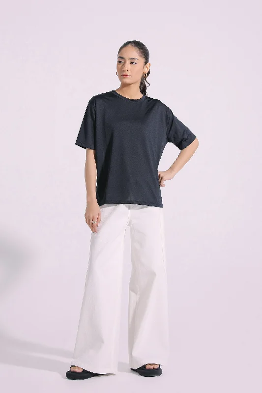 SOLID T-SHIRT (E0906/108/041)-- Chenille Blend Fleece Blend Nylon Blend