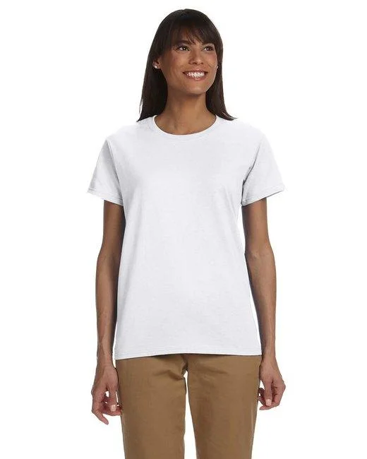 Gildan Ladies' Ultra Cotton  T-Shirt G200L (Pack of 6)-- Nylon Fabric Polyester Fabric Spandex Fabric