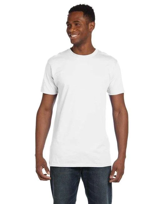 Hanes Unisex Perfect-T PreTreat T-Shirt 498PT (Pack of 6)-- Silk Blend Satin Velvet