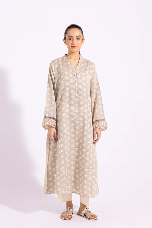 EMBROIDERED SHIRT (E4042/102/115)-- Asymmetrical Pockets Print