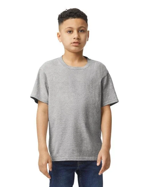 Gildan Youth Softstyle T-Shirt G640B (Pack of 6)-- Ribbed Striped Patterned