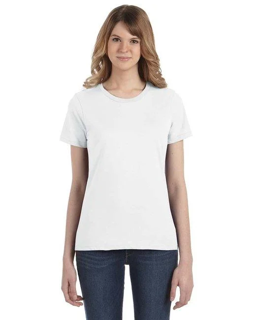 Gildan Ladies' Softstyle T-Shirt 880 (Pack of 6)-- Hooded Caped Shawl Collar