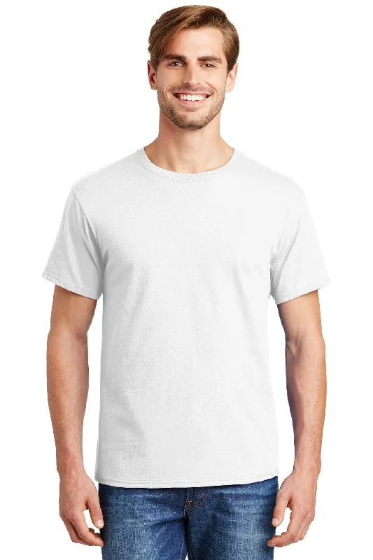 Hanes - Essential-T 100% Cotton T-Shirt. 5280 (Pack of 6)-- Fleece Fabric Down Fabric Feather Fabric Hanes - Essential-T 100% Cotton T-Shirt. 5280 (Pack of 6)-- Fleece Fabric Down Fabric Feather Fabric