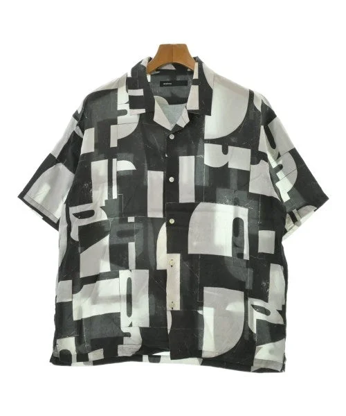 08sircus Casual shirts-- Mesh Blend Leather Blend Suede Blend