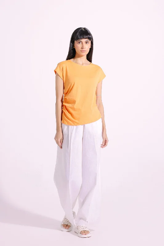 SOLID T-SHIRT (E1046/108/206)-- Machine Wash Dry Clean Hand Wash