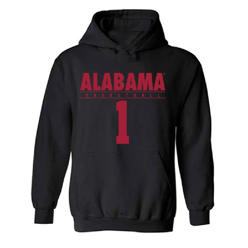 Alabama - NCAA Women's Basketball : Christabel Ezumah - Classic Fashion Shersey Hooded Sweatshirt Hoodie with Relaxed Fit Easy Casual