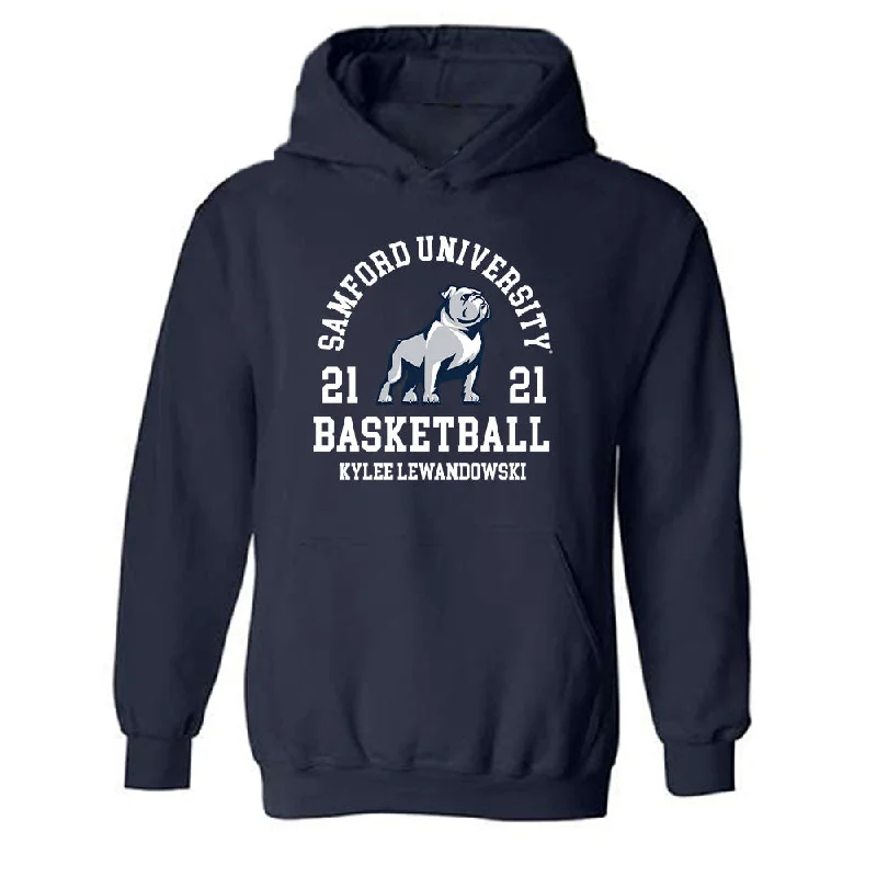 Samford - NCAA Women's Basketball : Kylee Lewandowski - Classic Fashion Shersey Hooded Sweatshirt Hoodie with Puffed Sleeves Voluminous Trendy
