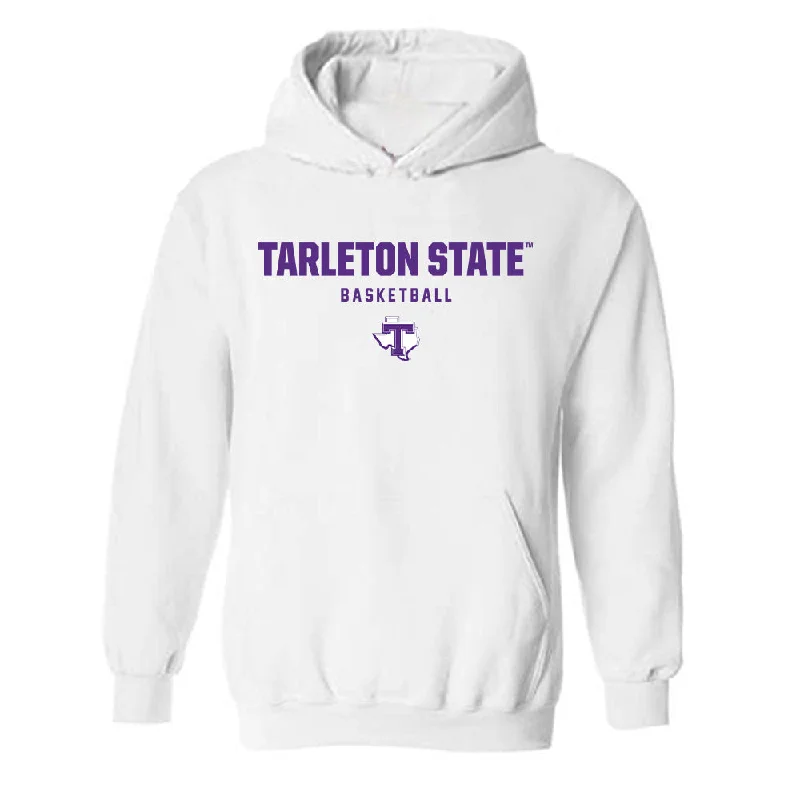 Tarleton State - NCAA Women's Basketball : Kyriana Jones - Classic Shersey Hooded Sweatshirt Hoodie Sweatshirt Pullover