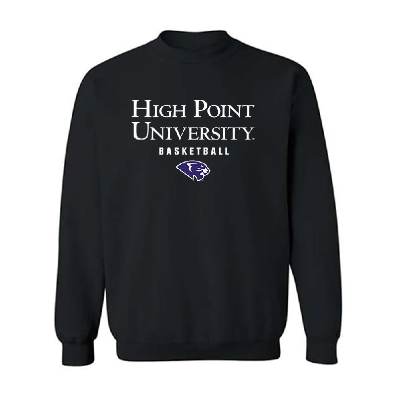 High Point - NCAA Women's Basketball : Dakota Phillips - Crewneck Sweatshirt Hoodie with Button Placket Classic Preppy