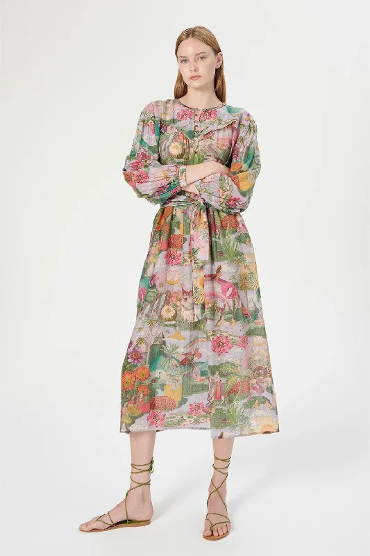Dress Bamboo Maxi Bamboo Maxi Dres Earth-Pink Tunics Sophisticated sleek
