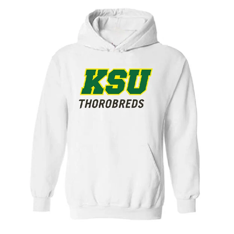 KYSU - NCAA Women's Basketball : Naja Fenelon - Classic Shersey Hooded Sweatshirt Hoodie with Belted Waist Structured Tailored