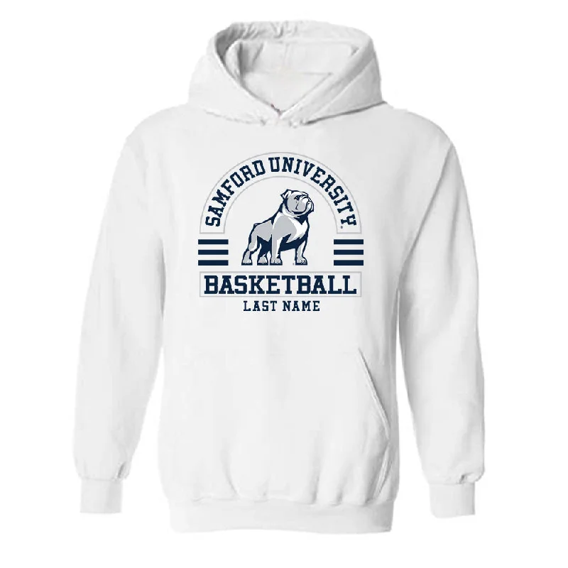 Samford - NCAA Women's Basketball : Kylee Lewandowski - Classic Fashion Shersey Hooded Sweatshirt Hoodie with Elastic Cuffs Stretchable Comfortable