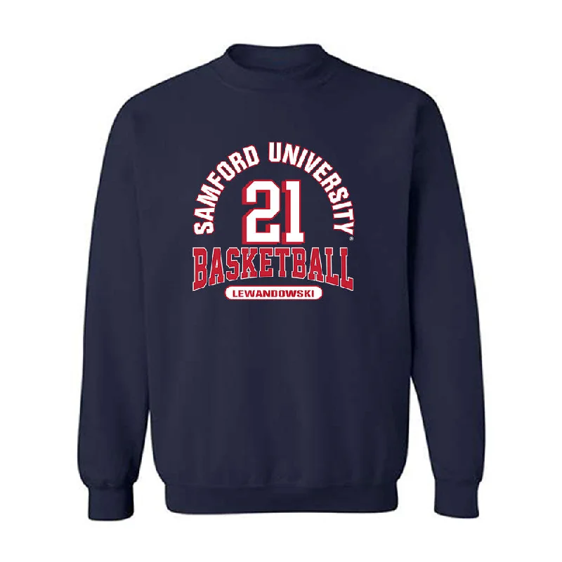 Samford - NCAA Women's Basketball : Kylee Lewandowski - Classic Fashion Shersey Crewneck Sweatshirt Hoodie with Crew Neck Simple Timeless