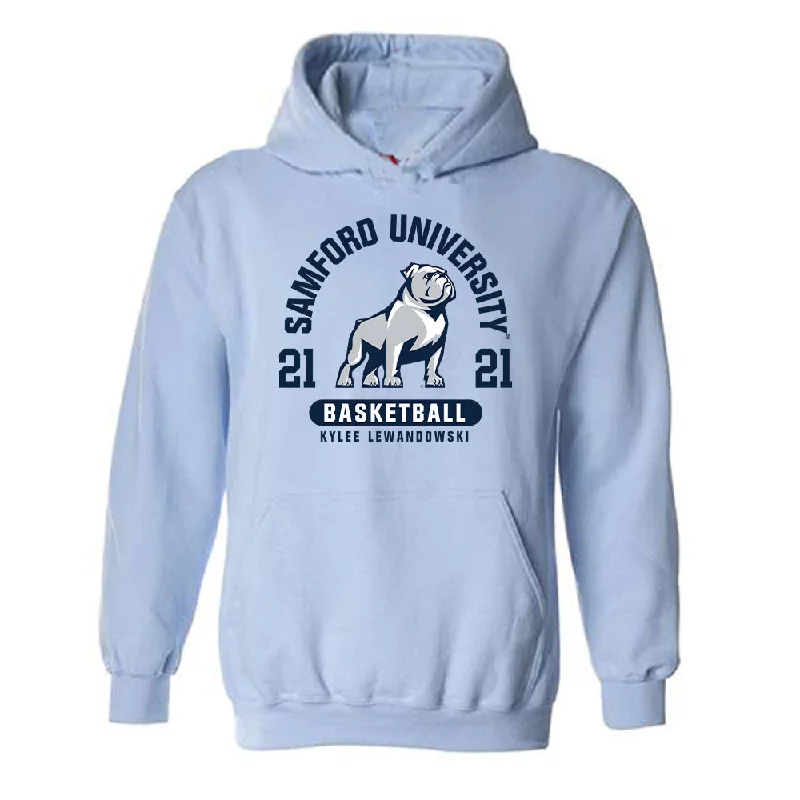 Samford - NCAA Women's Basketball : Kylee Lewandowski - Classic Fashion Shersey Hooded Sweatshirt Hoodie with Slim Fit Tailored Modern
