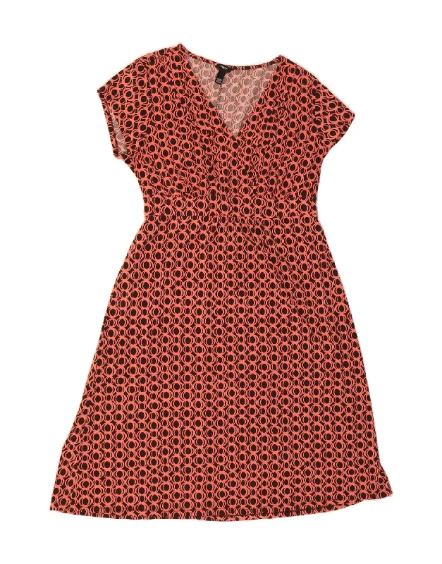 MOSSIMO Womens A-Line Dress US 20 3XL Red Geometric Tunics Trendy modern