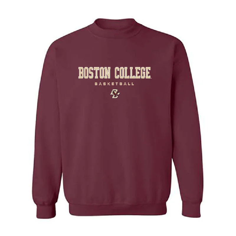 Boston College - NCAA Women's Basketball : Kennedi Jackson - Classic Shersey Crewneck Sweatshirt Hoodie with Elastic Waist Stretchable Comfortable