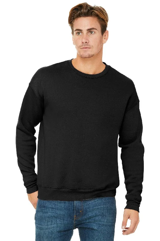 BELLA+CANVAS  Unisex Sponge Fleece Drop Shoulder Sweatshirt. BC3945 Hoodie with Magnetic Closure Innovative Modern