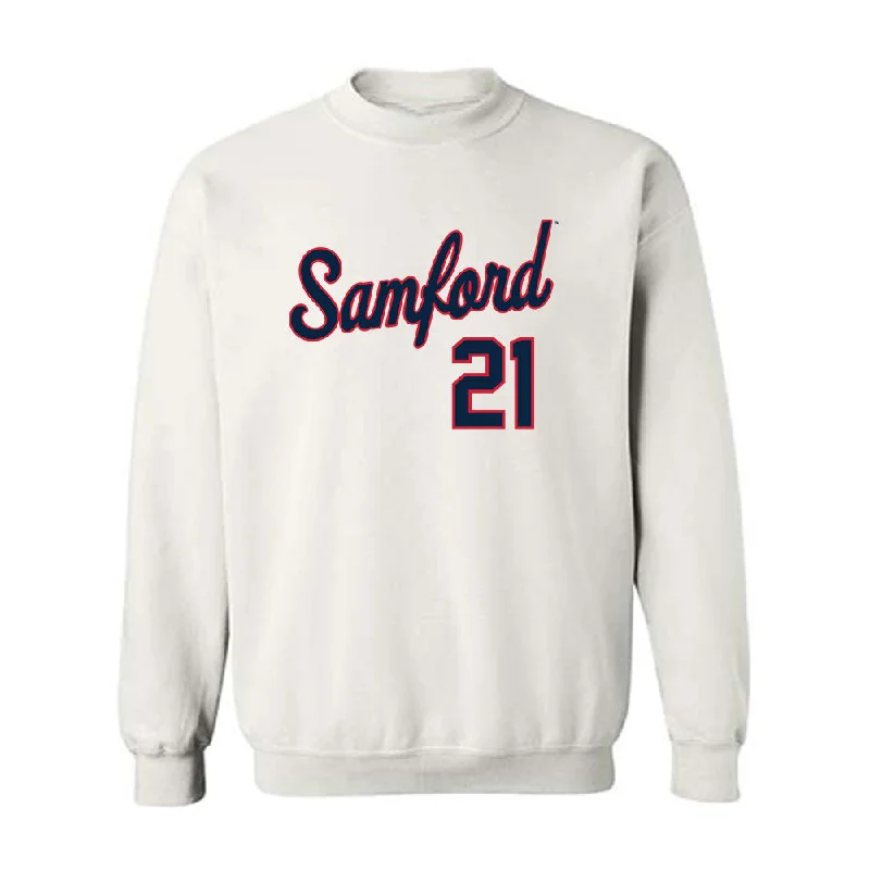Samford - NCAA Women's Basketball : Kylee Lewandowski - Crewneck Sweatshirt Hoodie with Lace Feminine Delicate