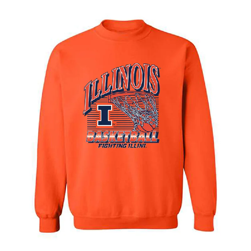Illinois - NCAA Women's Basketball : Irene Catoira - Sports Shersey Crewneck Sweatshirt Hoodie with Hem Fringe Bohemian Relaxed Illinois - NCAA Women's Basketball : Irene Catoira - Sports Shersey Crewneck Sweatshirt Hoodie with Hem Fringe Bohemian Relaxed