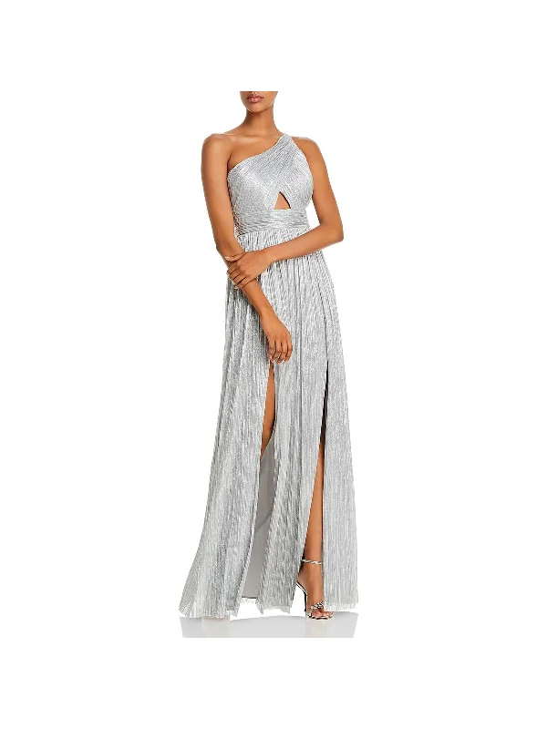 Womens Knit Cutout Evening Dress Halter Neckline Beach