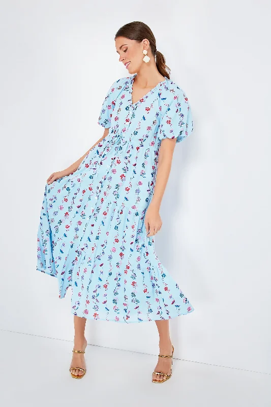 Floral Misty Poppy Dress Tunics Ceremony elegant
