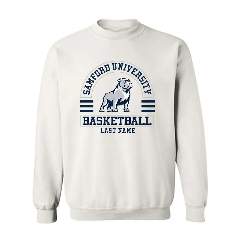 Samford - NCAA Women's Basketball : Kylee Lewandowski - Classic Fashion Shersey Crewneck Sweatshirt Hoodie with Monochrome Minimalist Simple