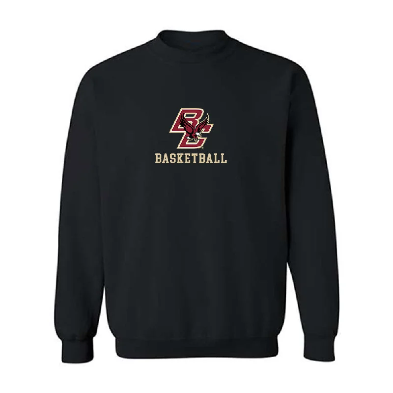Boston College - NCAA Women's Basketball : Teya Sidberry - Classic Shersey Crewneck Sweatshirt Hoodie with Hem Applique Textured Unique Boston College - NCAA Women's Basketball : Teya Sidberry - Classic Shersey Crewneck Sweatshirt Hoodie with Hem Applique Textured Unique