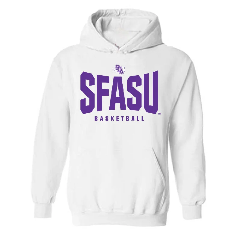SFA - NCAA Women's Basketball : Harmanie Domingue - Hooded Sweatshirt Hoodie with Toggle Buttons Decorative Unique