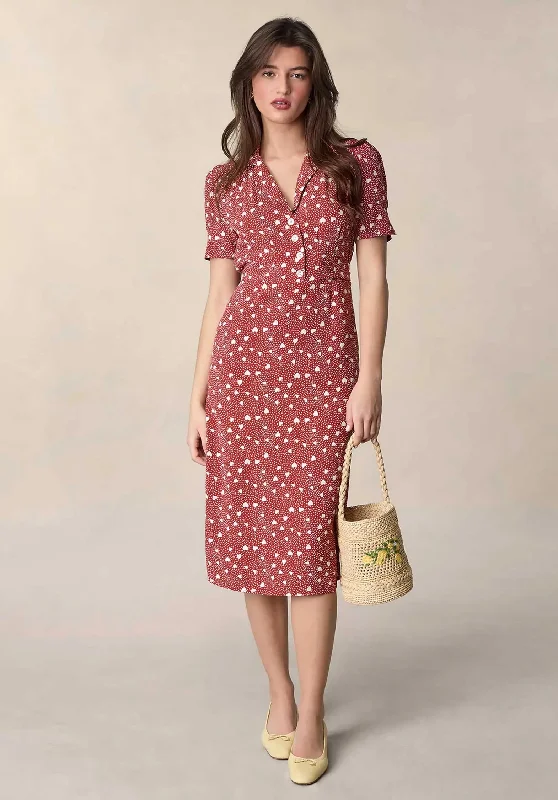 Dress Anais Amour-Rouge Tunics Satin smooth