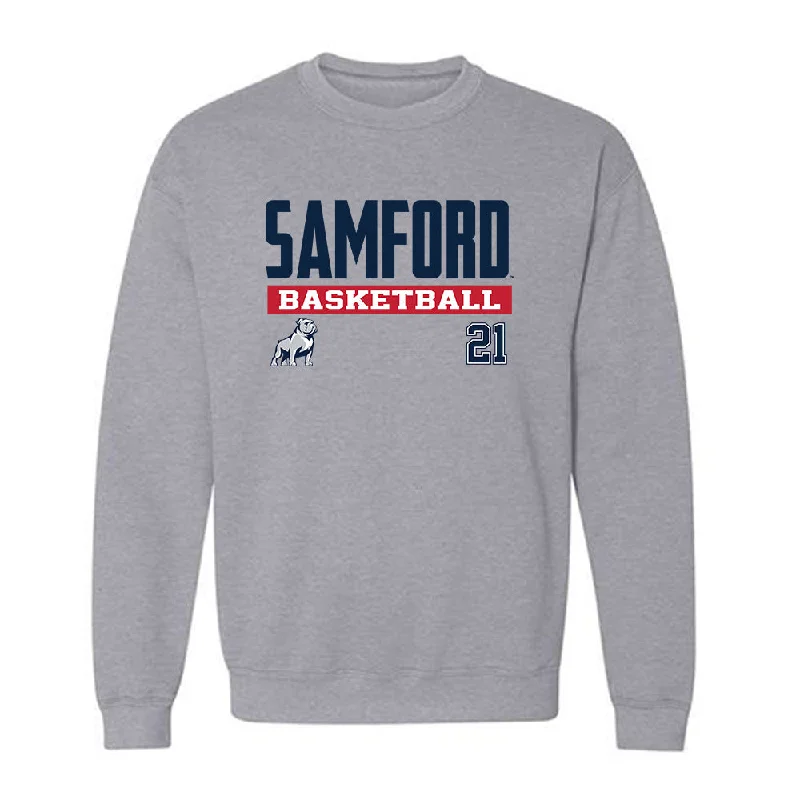 Samford - NCAA Women's Basketball : Kylee Lewandowski - Classic Fashion Shersey Crewneck Sweatshirt Hoodie with V-Neck Classic Versatile