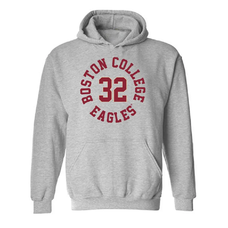 Boston College - NCAA Women's Basketball : Teya Sidberry - Classic Shersey Hooded Sweatshirt Hoodie with Drawcord Adjustable Secure
