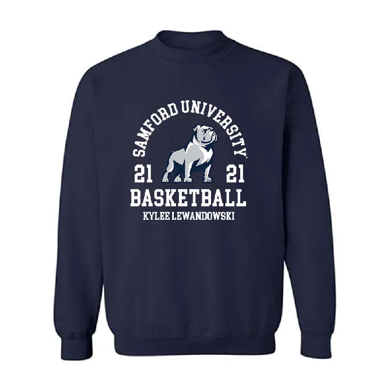 Samford - NCAA Women's Basketball : Kylee Lewandowski - Classic Fashion Shersey Crewneck Sweatshirt Hoodie with Batwing Sleeves Loose Dramatic