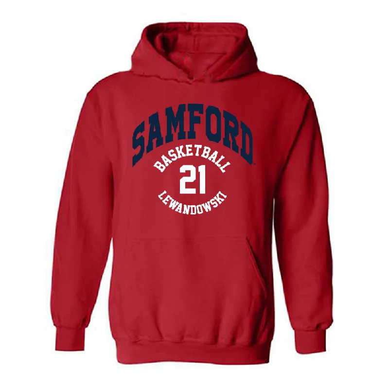 Samford - NCAA Women's Basketball : Kylee Lewandowski - Classic Fashion Shersey Hooded Sweatshirt Hoodie with Cuffed Sleeves Snug Secure