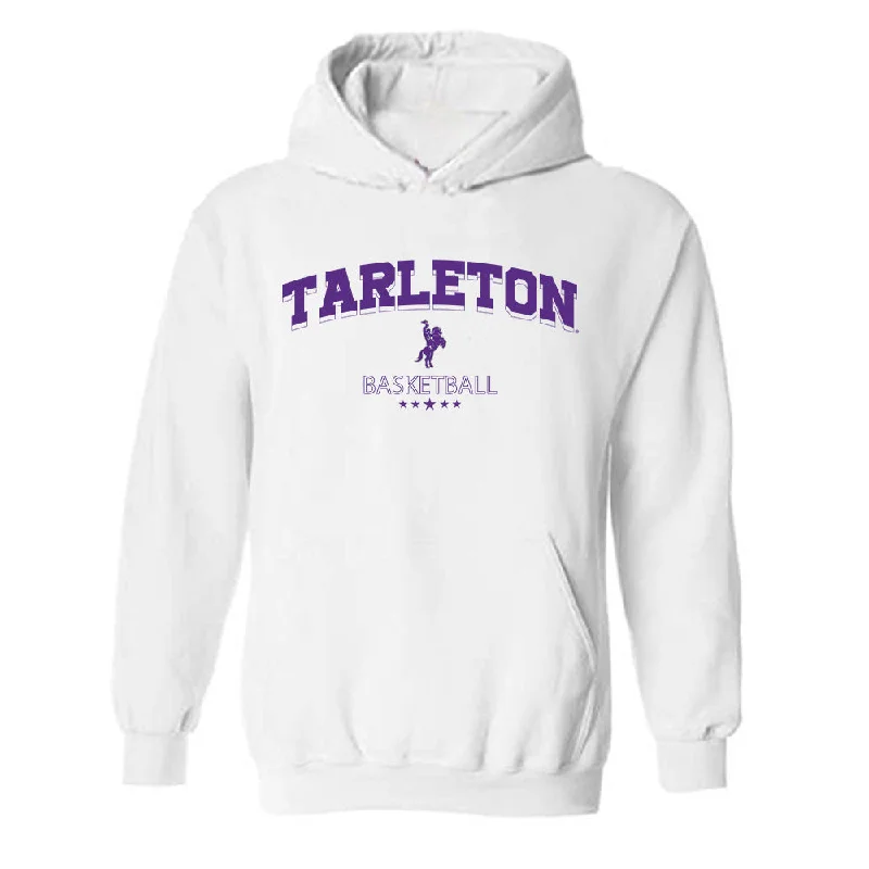 Tarleton State - NCAA Women's Basketball : Kyriana Jones - Classic Shersey Hooded Sweatshirt Hoodie with Lining Warm Insulated