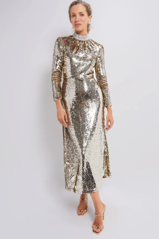 Champagne Jena Dress Tunics Seasonal trendy