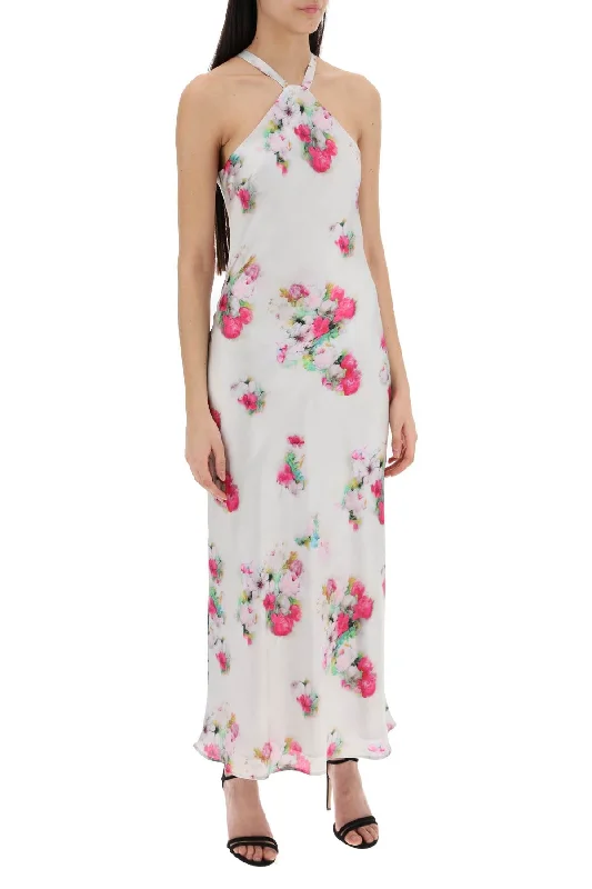 Max Mara Studio Maxi Satin Orbita Dress In Tunics Luxurious high-end