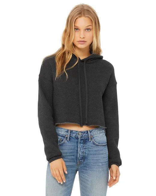 Bella + Canvas Ladies' Cropped Fleece Hoodie B7502 Graphic Hoodie Design Print