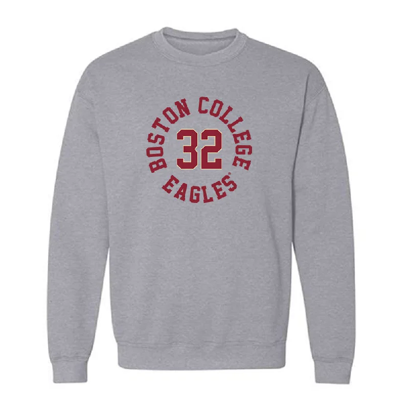 Boston College - NCAA Women's Basketball : Teya Sidberry - Classic Shersey Crewneck Sweatshirt Hoodie with Thumb Holes Functional Cozy Boston College - NCAA Women's Basketball : Teya Sidberry - Classic Shersey Crewneck Sweatshirt Hoodie with Thumb Holes Functional Cozy