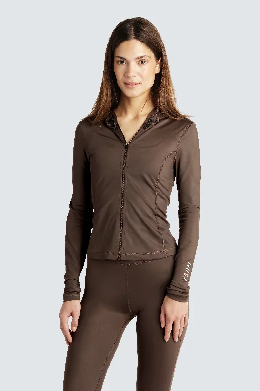 FLORIDA1 ZIP HOODIE Hoodie with Mesh Breathable Sporty