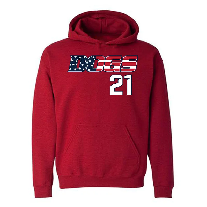 Samford - NCAA Women's Basketball : Kylee Lewandowski - Hooded Sweatshirt Hoodie with Reflective Safety Nightwear