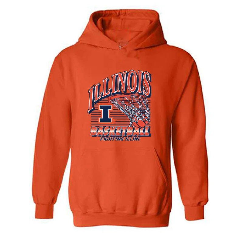 Illinois - NCAA Women's Basketball : Irene Catoira - Sports Shersey Hooded Sweatshirt Hoodie with Hood Adjustable Protection Illinois - NCAA Women's Basketball : Irene Catoira - Sports Shersey Hooded Sweatshirt Hoodie with Hood Adjustable Protection